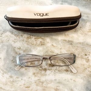 Authentic Vogue 3540 glasses silver and black